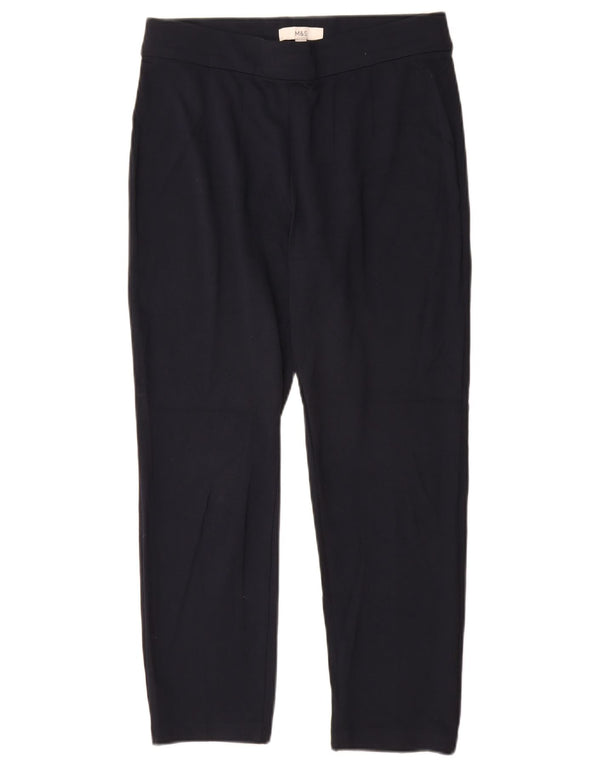 Marks & Spencer Damen Leggings UK 12 Medium Marineblau Viskose