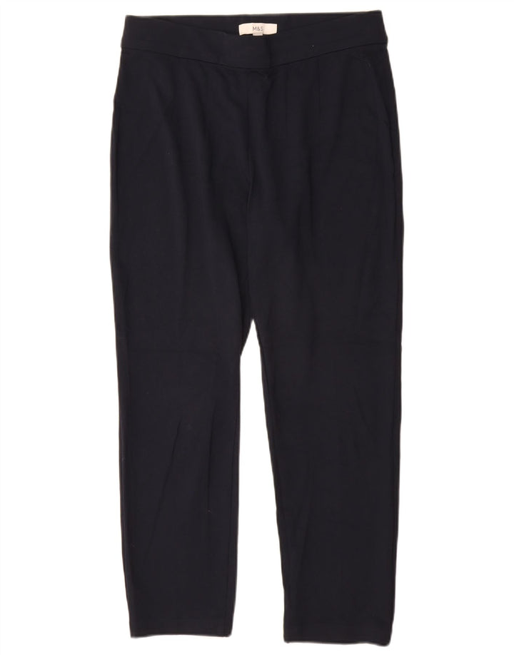 Marks & Spencer Damen Leggings UK 12 Medium Marineblau Viskose