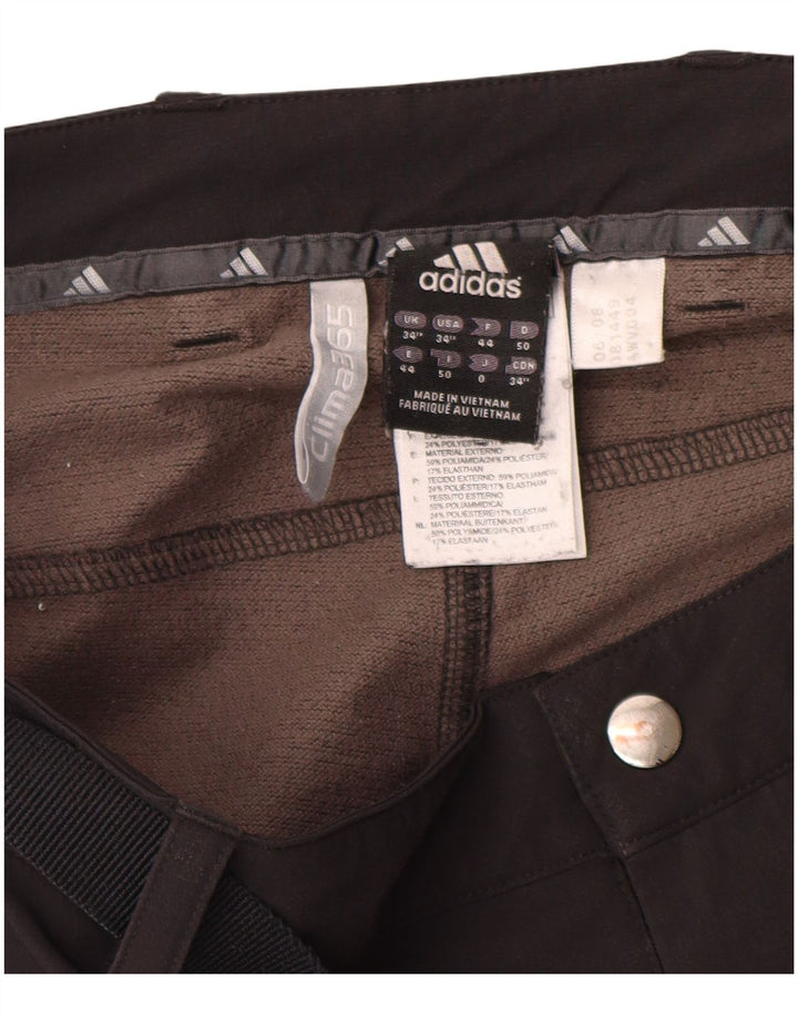 Adidas Damen Clima 365 Straight Windbreaker Hose W34 L32 Schwarz