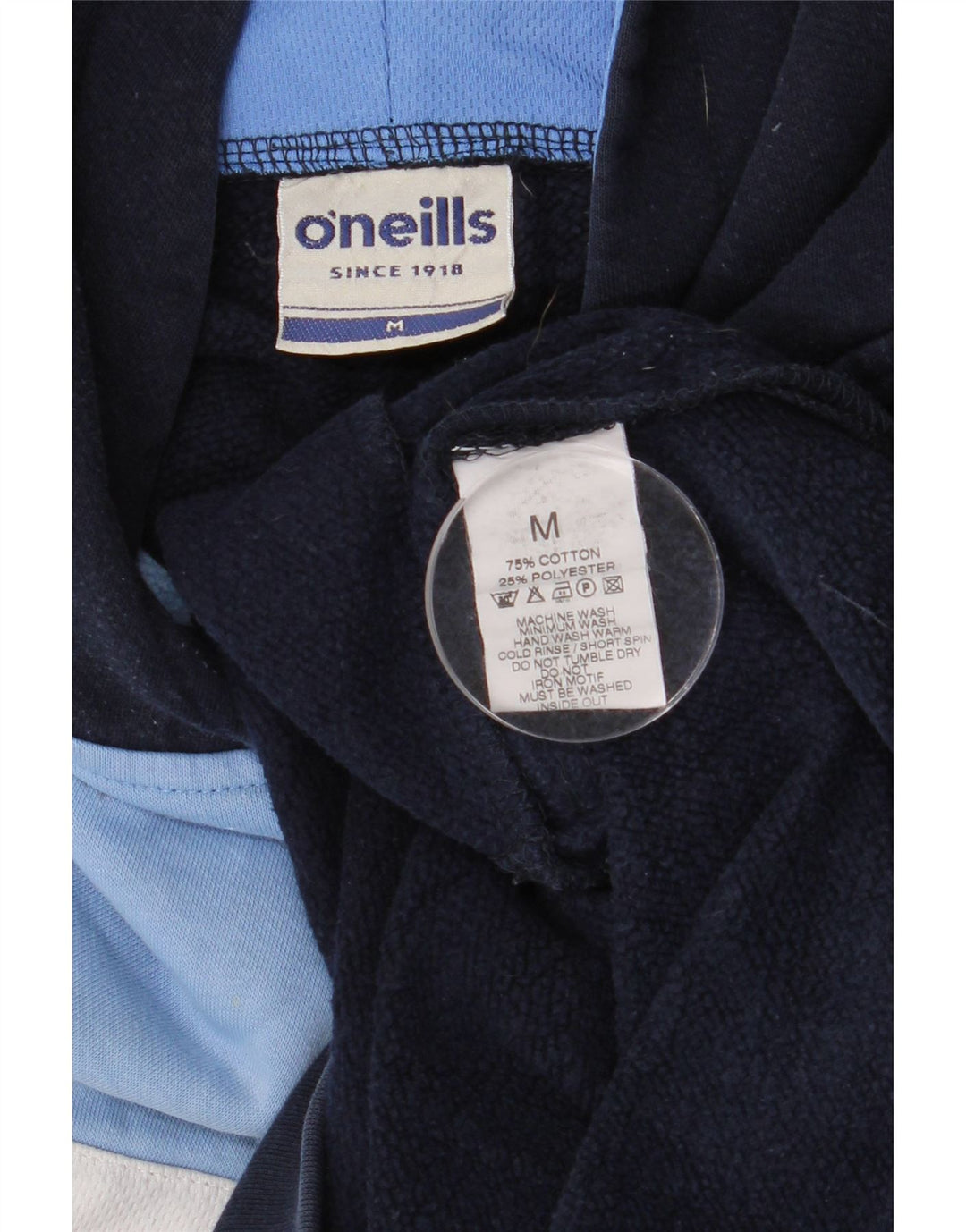 O'Neills Damen-Pullover mit übergroßem Kapuzenpullover, UK 14, mittleres Marineblau, Farbblock