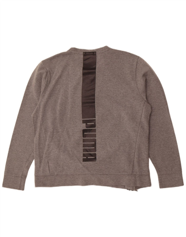 Puma Herren Graphic Sweatshirt Pullover XL Grau Baumwolle