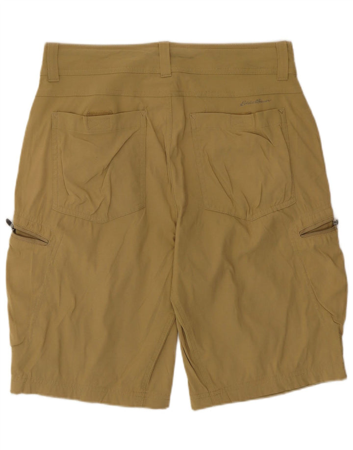 Eddie Bauer Herren Cargo-Shorts W32 Large Khaki Nylon