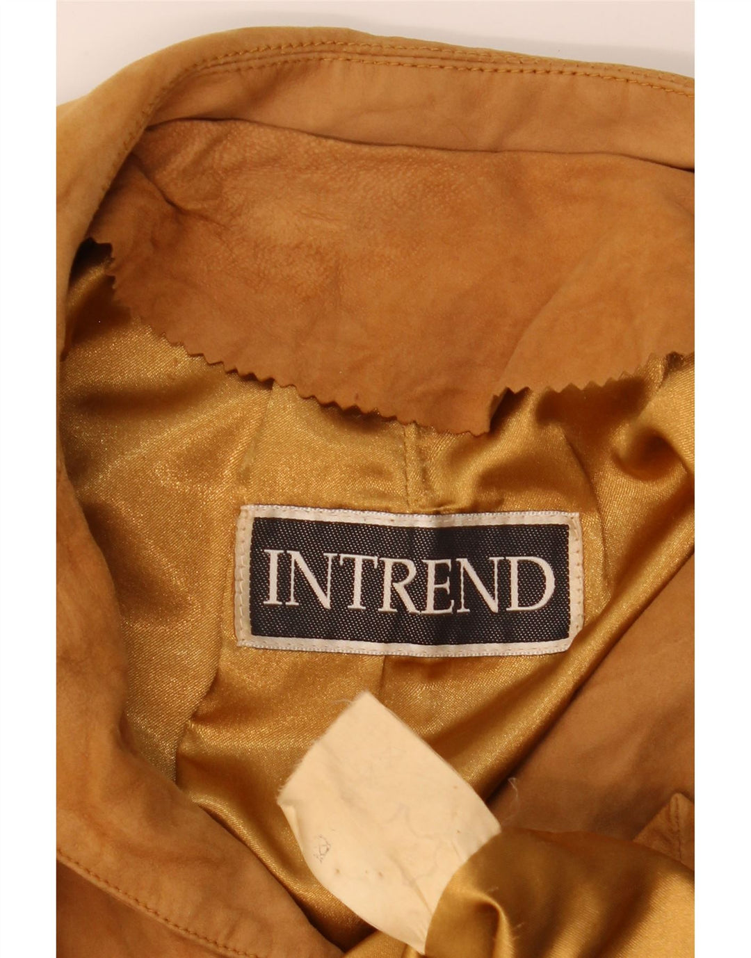 INTREND Damen Wildlederjacke IT 44 Mittelbeiges Leder