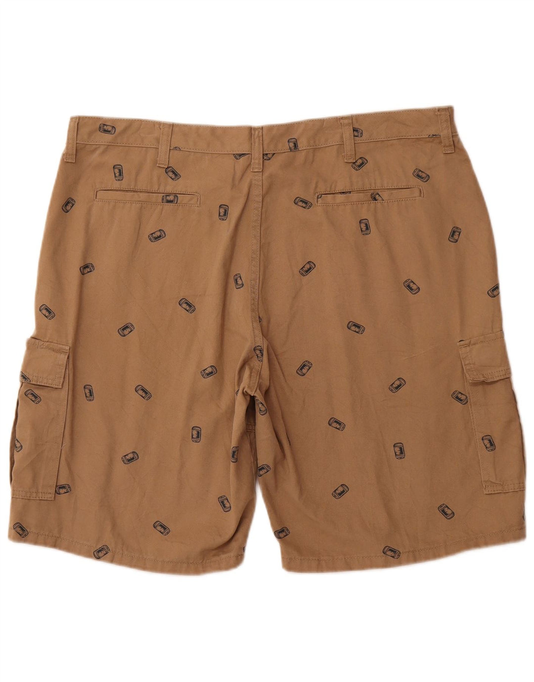WRANGLER Herren Graphic Cargo Shorts W40 XL Braune Baumwolle