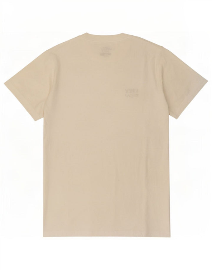 Vans Herren-T-Shirt mit klassischer Passform, Größe S, weiße Baumwolle
