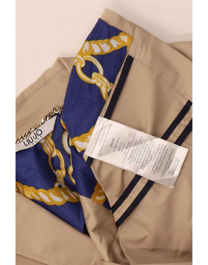 Liu Jo Damen-Blazer mit 2 Knöpfen, IT 42, mittelbeige Baumwolle