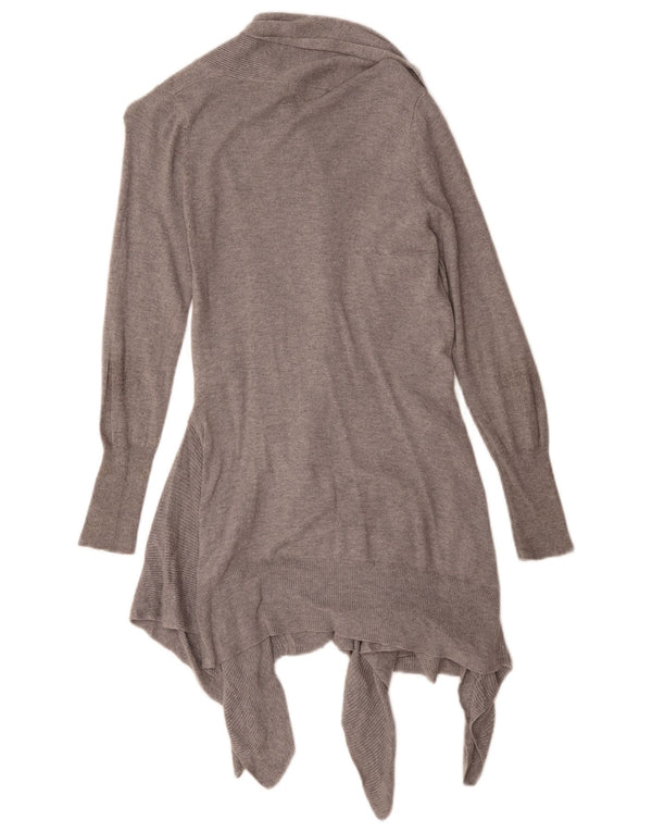 Marks & Spencer Damen-Strickjacke, übergroß, lang, Gr. 6, XS, Grau