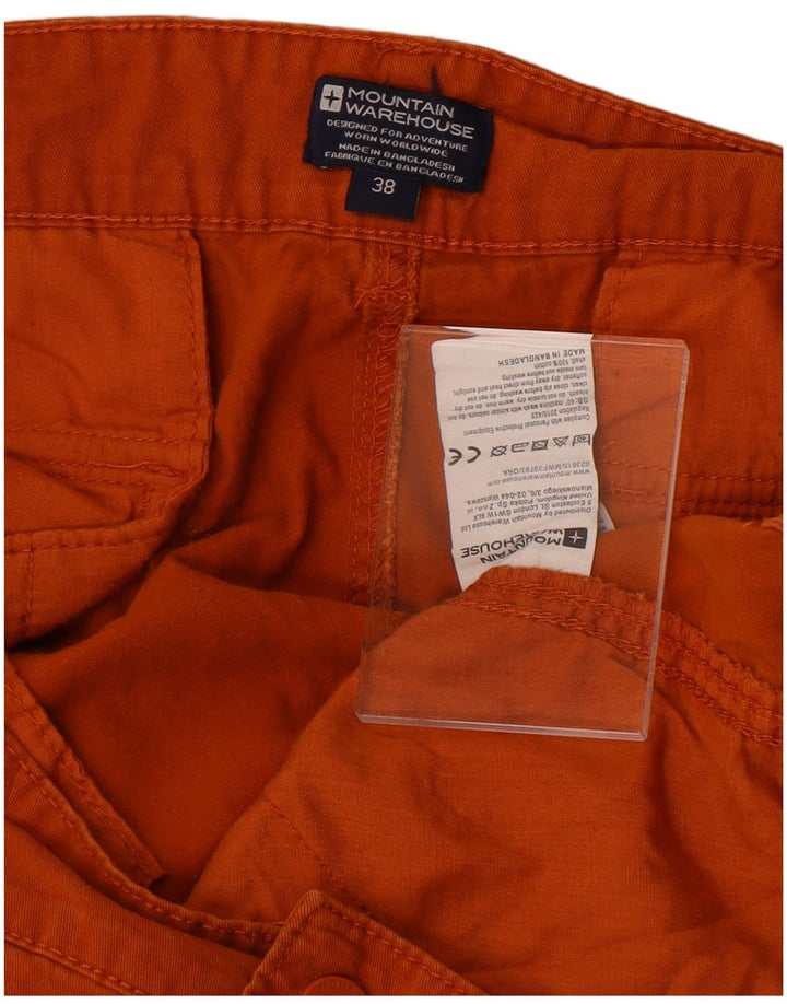 Mountain Warehouse Herren-Cargoshorts W38 XL Orange Baumwolle