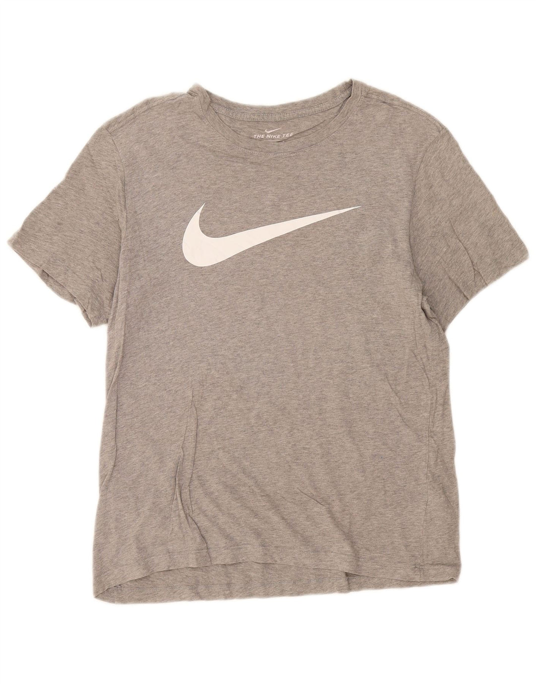 Nike Herren-T-Shirt mit Grafik, groß, grau gefleckte Baumwolle