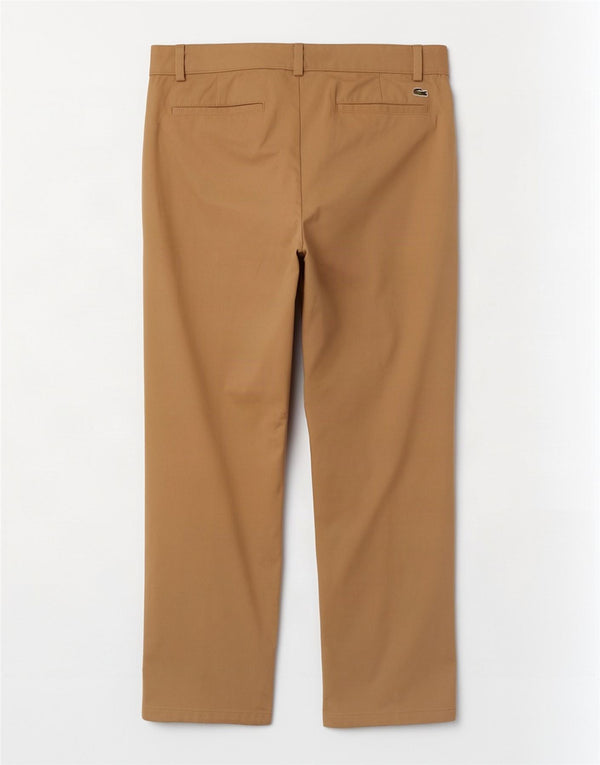 Lacoste Herren gerade Chinohose Größe 46 L W36 L32 Beige Baumwolle