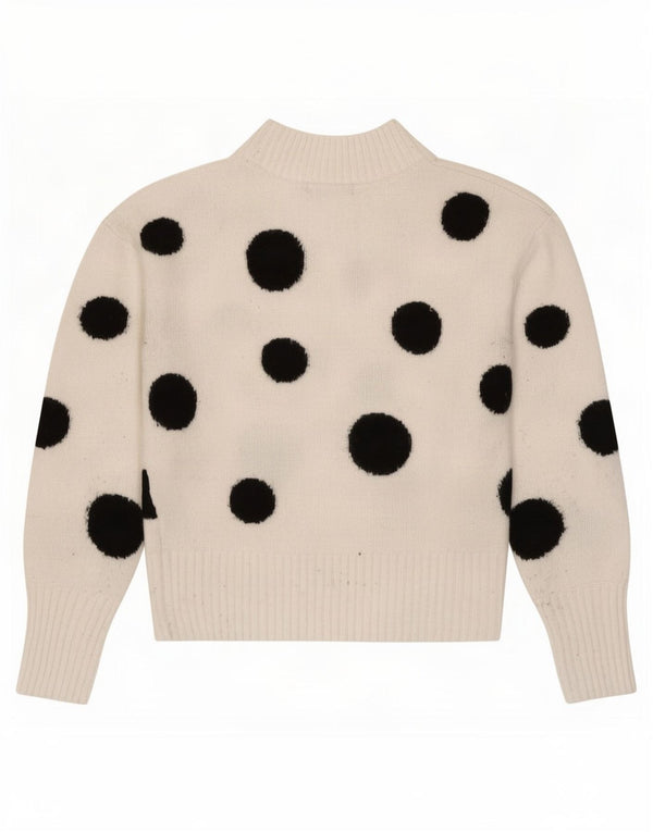 Marks & Spencer Womens Turtle Neck Jumper Sweater UK 6 XS Off White