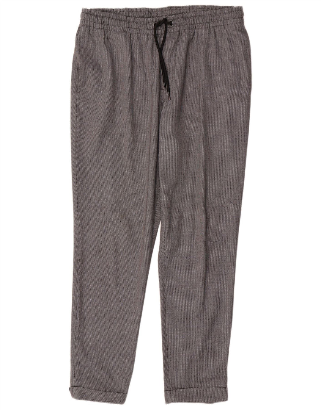 Zara Slim Chino-Hose für Damen, Größe L, W32, L28, Grau, Polyester