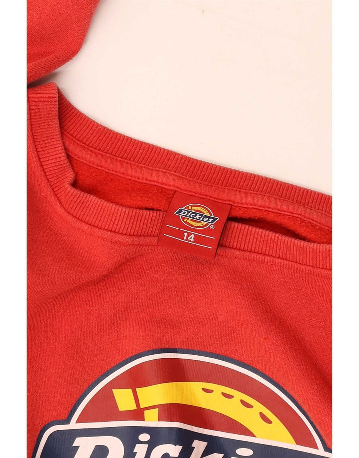 Dickies Jungen-Sweatshirt mit Grafik, 13–14 Jahre, Rot
