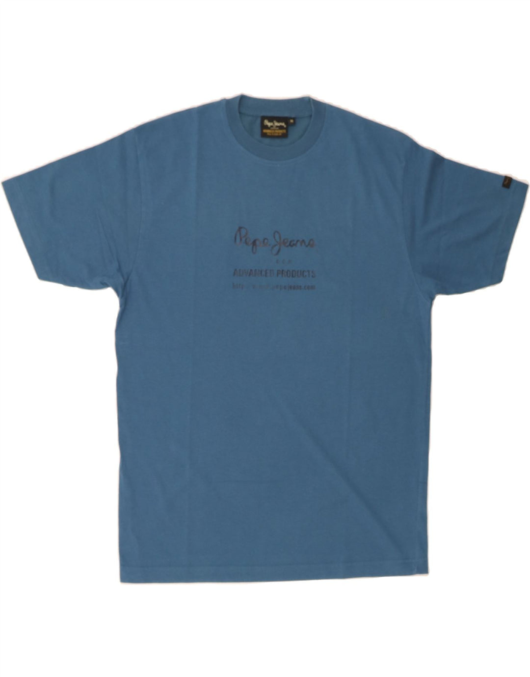PEPE JEANS Mens Graphic T-Shirt Top Medium Blue Cotton Vintage PEPE Jeans and Second-Hand PEPE Jeans from Messina Hembry 