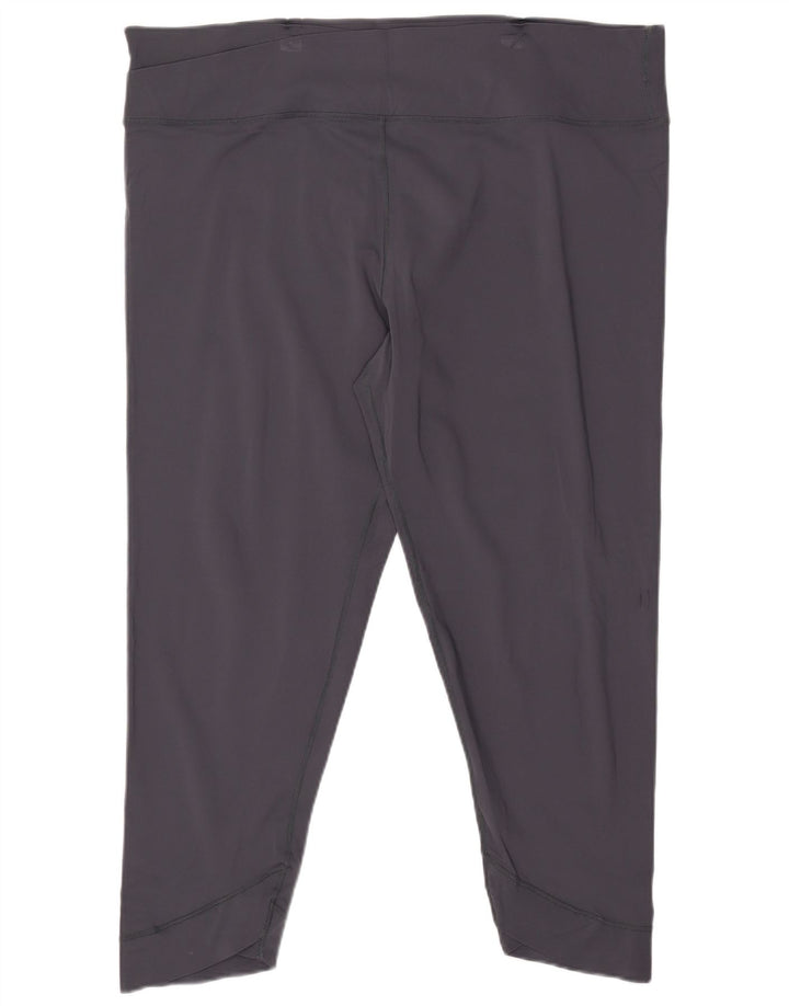 Mountain Warehouse Crop-Leggings für Damen, US 24 4XL, graues Nylon