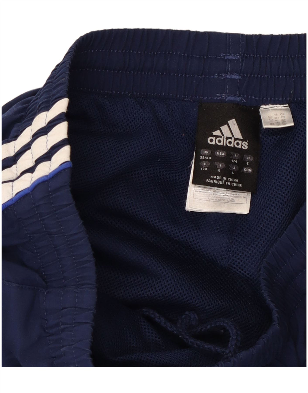 ADIDAS Mens Tracksuit Trousers Joggers UK 38/40 Medium  Navy Blue