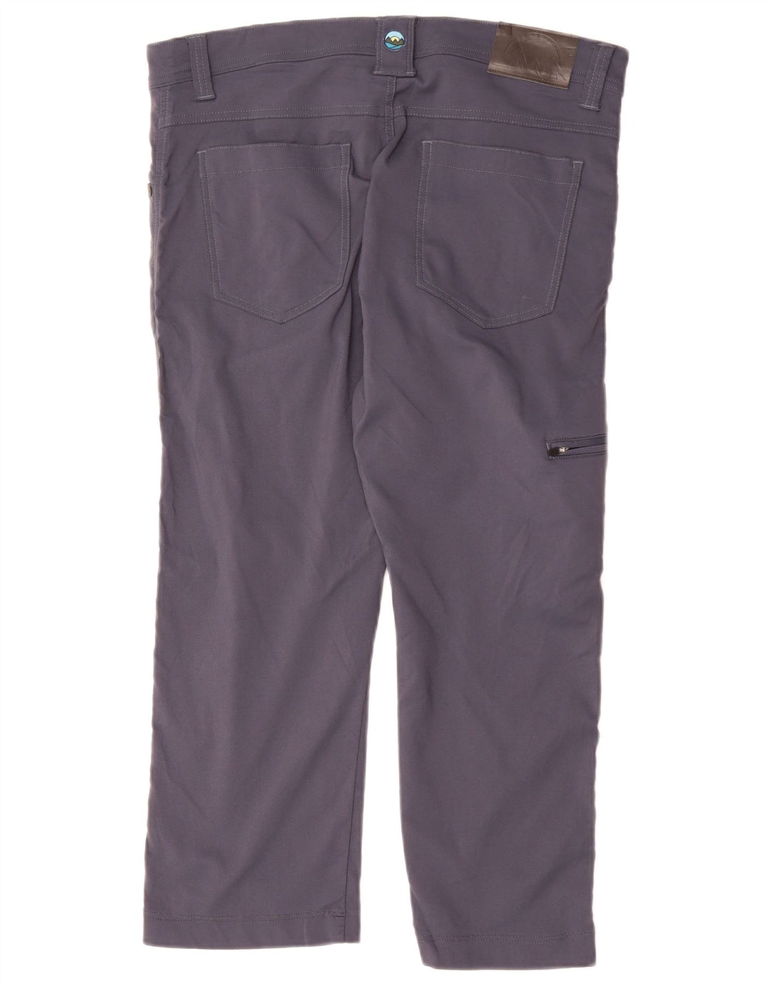 Wrangler Mens Cargo Straight Cropped-Hose W34 L24 Marineblaues Nylon