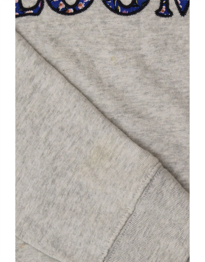 Marks & Spencer Damen-Sweatshirt mit Grafik, Gr. 10, Größe S, Grau meliert