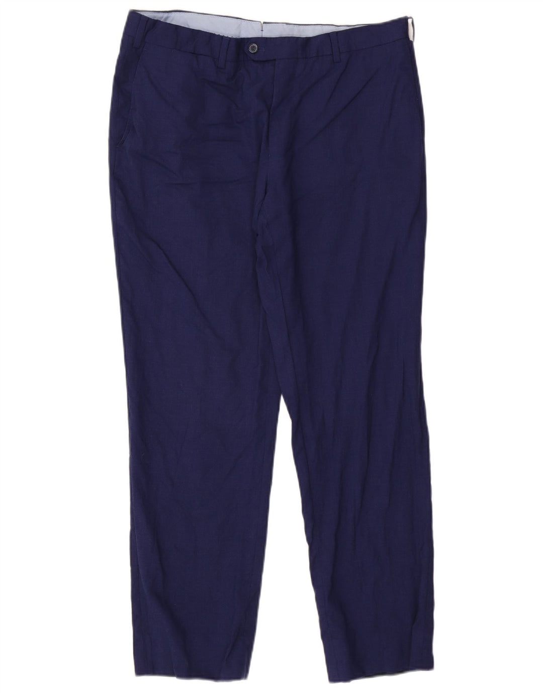 Massimo Dutti Herren-Anzughose, gerade, W34, L29, Marineblau