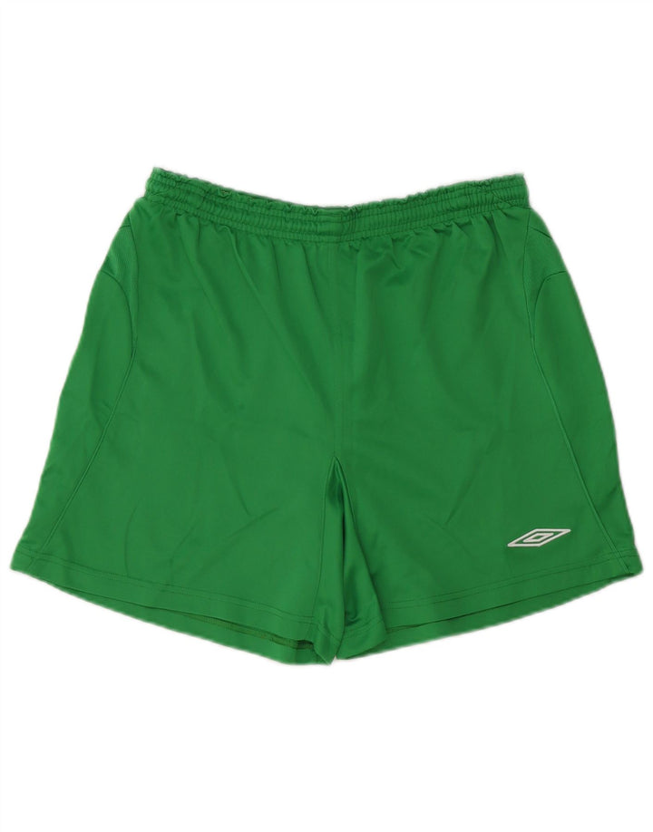 Umbro Herren-Sportshorts, groß, grünes Polyester