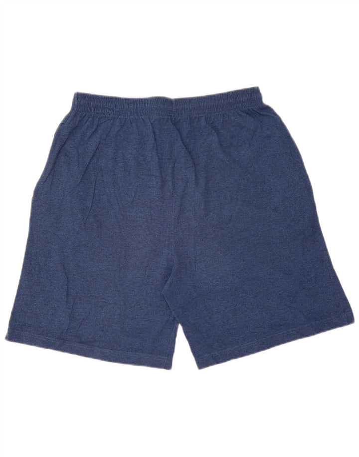 Champion Herren-Sportshorts XL, blau gefleckte Baumwolle