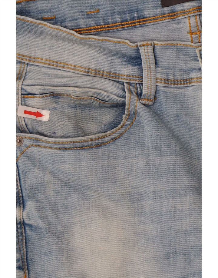Zara Herren Slim Jeans EU 40 Medium W31 L26 Blaue Baumwolle