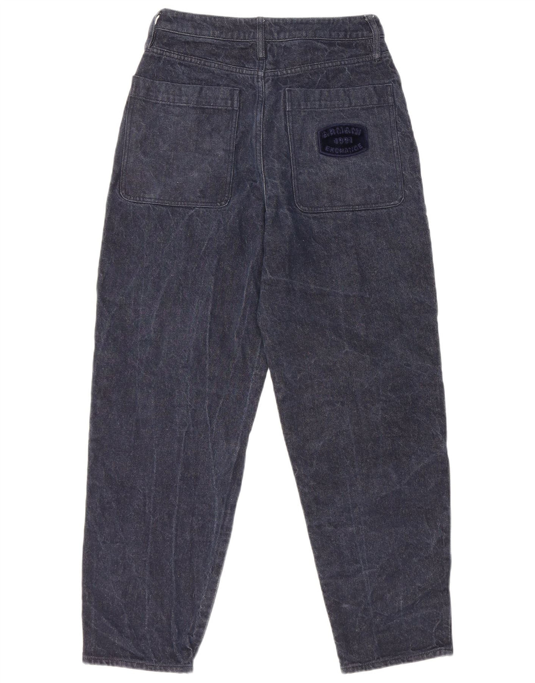 Armani Exchange Damen Tapered Jeans US 4 Small W26 L27 Marineblau