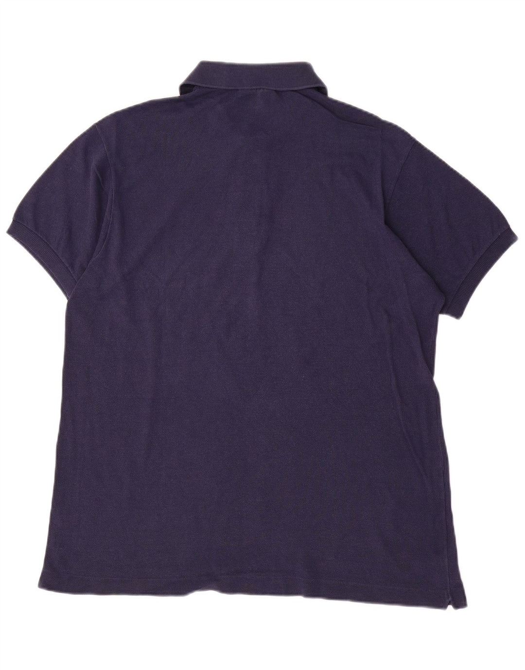 LACOSTE Herren-Poloshirt, Größe 5, groß, marineblaue Baumwolle