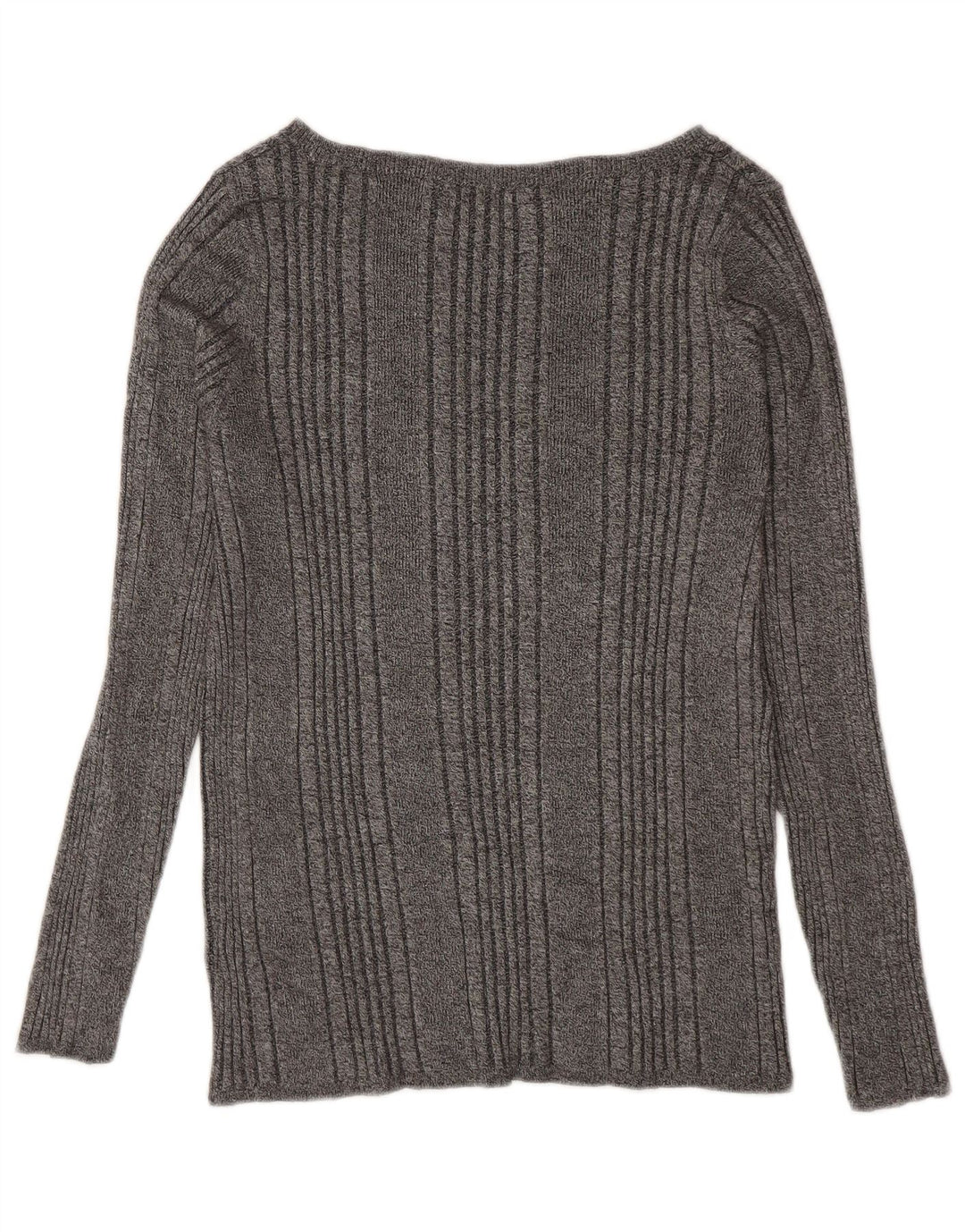 Marks & Spencer Damen Top Langarm UK 18 XL Graue Viskose