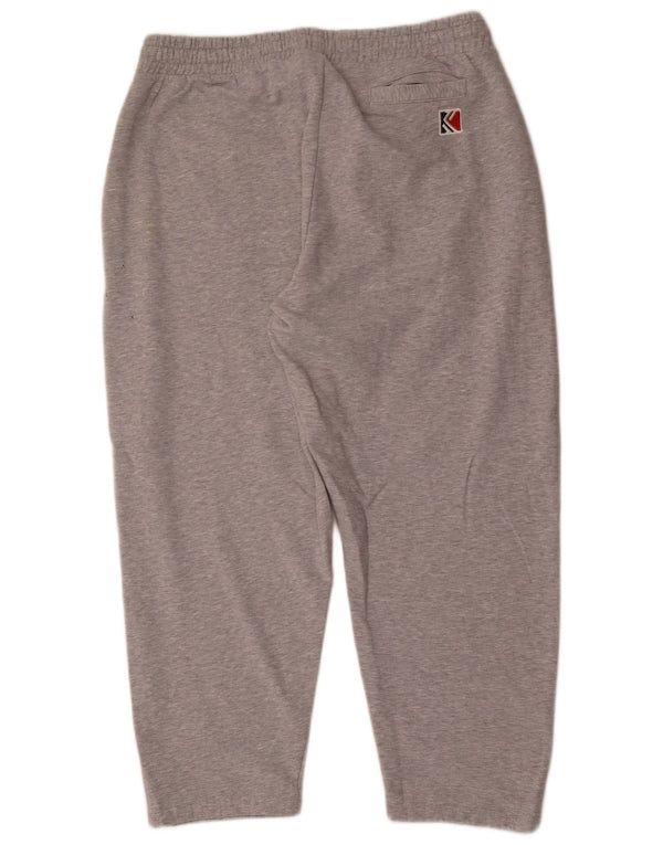 Karl Kani Herren-Trainingshose XL, grau gefleckte Baumwolle
