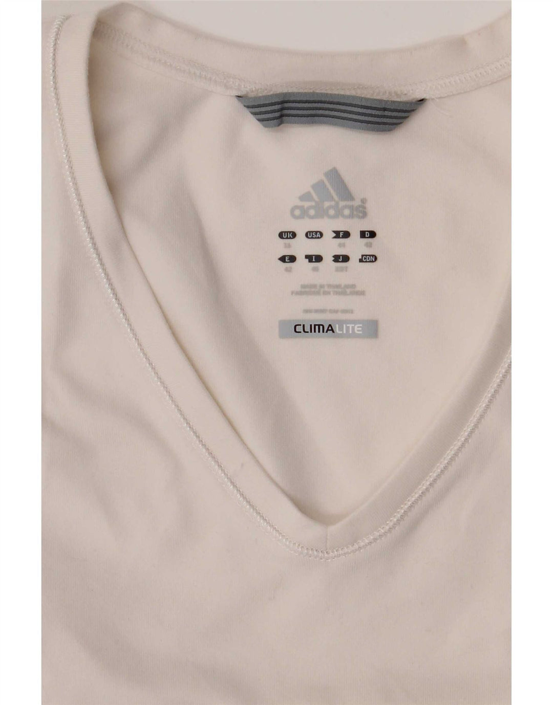Adidas Damen Climalite Vest Top UK 12 Medium Weiß