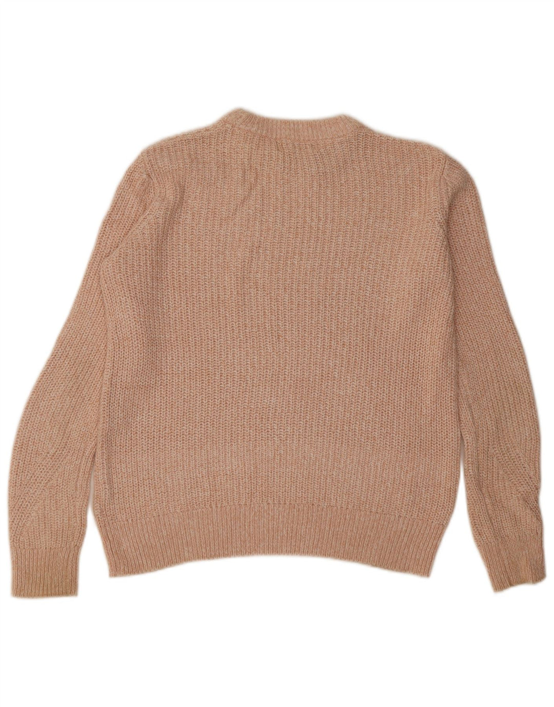 Marks & Spencer Damen-Pullover mit Rundhalsausschnitt, Gr. 10, Größe S, Orange meliert