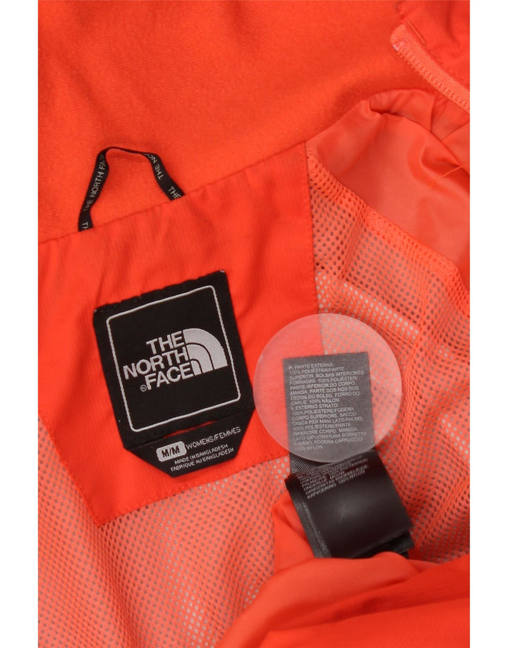 The North Face Damen-Regenjacke mit Kapuze, UK 14, Mittelorange, Polyester