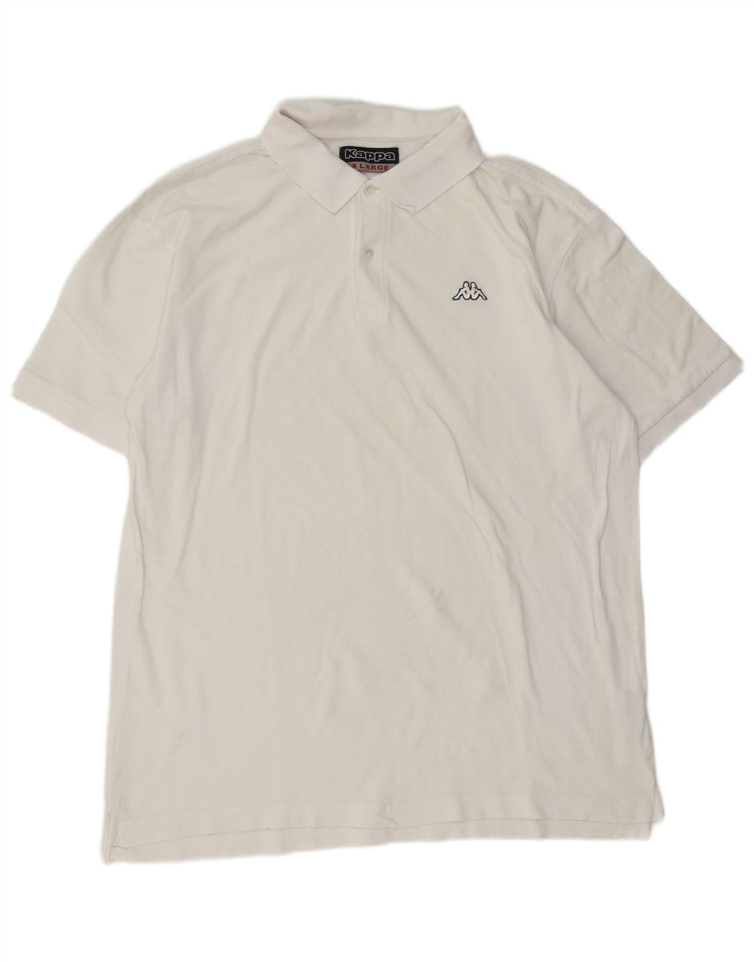 Kappa Herren Poloshirt XL Weiße Baumwolle
