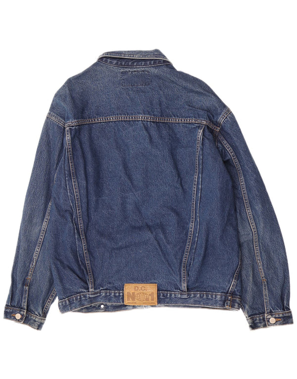 Vintage Herren Jeansjacke UK 42 XL Blaue Baumwolle