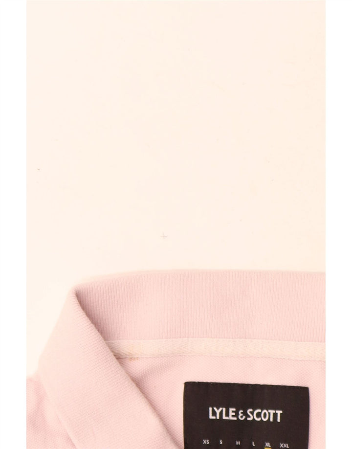 Lyle & Scott Herren Poloshirt XL Rosa Baumwolle