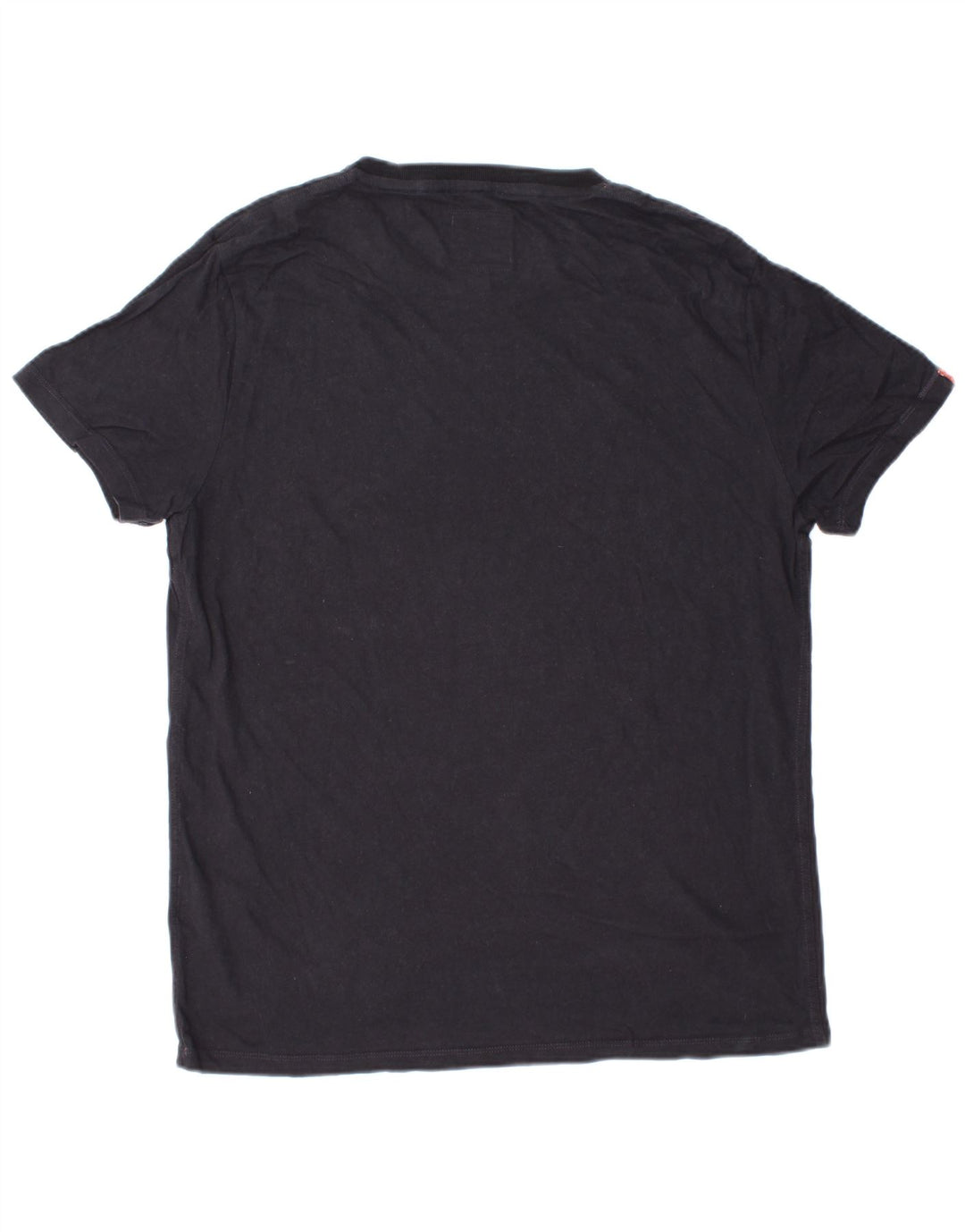 SUPERDRY Herren T-Shirt Top 2XL Marineblau aus Baumwolle