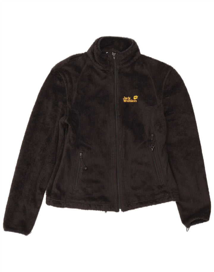 Jack Wolfskin Damen Fleecejacke UK 10 Small Schwarz Polyester