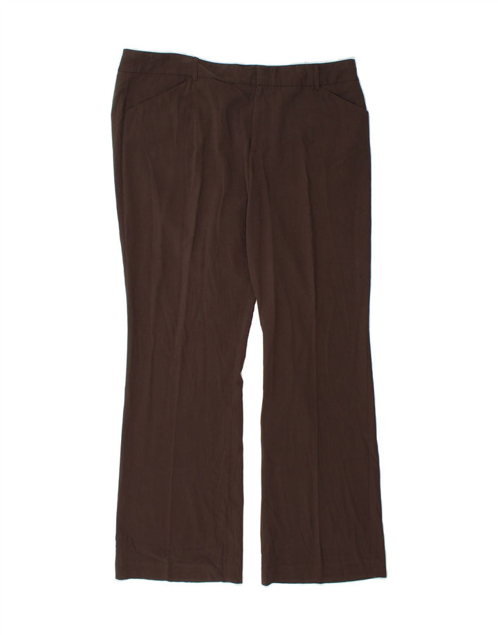 MOSSIMO Womens Bootcut Casual Trousers US 14 XL W36 L32 Brown Polyester Vintage Mossimo and Second-Hand Mossimo from Messina Hembry 