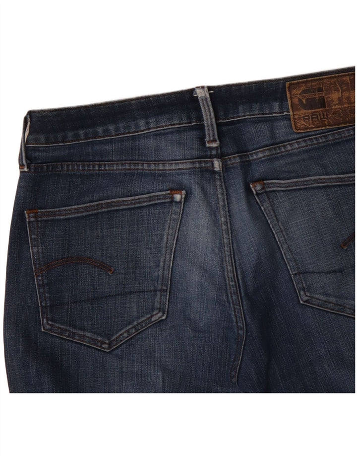 G-Star Herren Slim Jeans W32 L34 Blaue Baumwolle