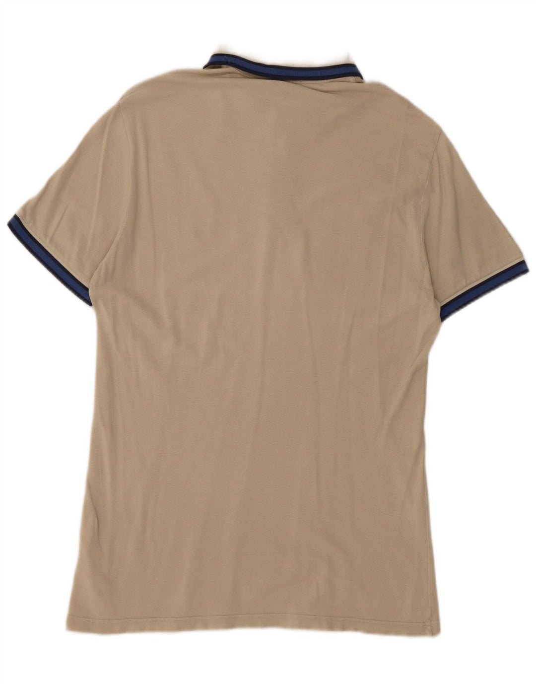 Brooksfield Herren-Poloshirt IT 50 Mittelbeige Colourblock-Baumwolle