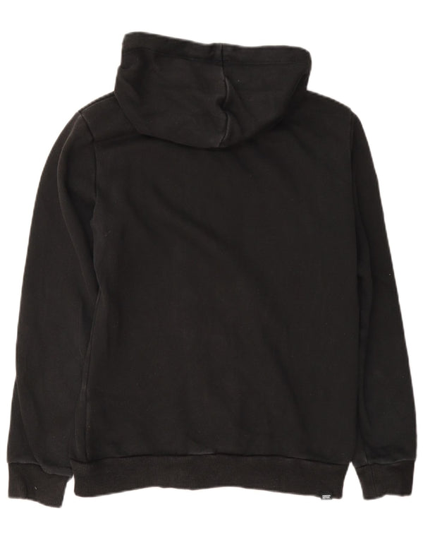 Puma Womens Graphic Regular Fit Zip Hoodie Sweater UK 10 Small Schwarz Baumwolle