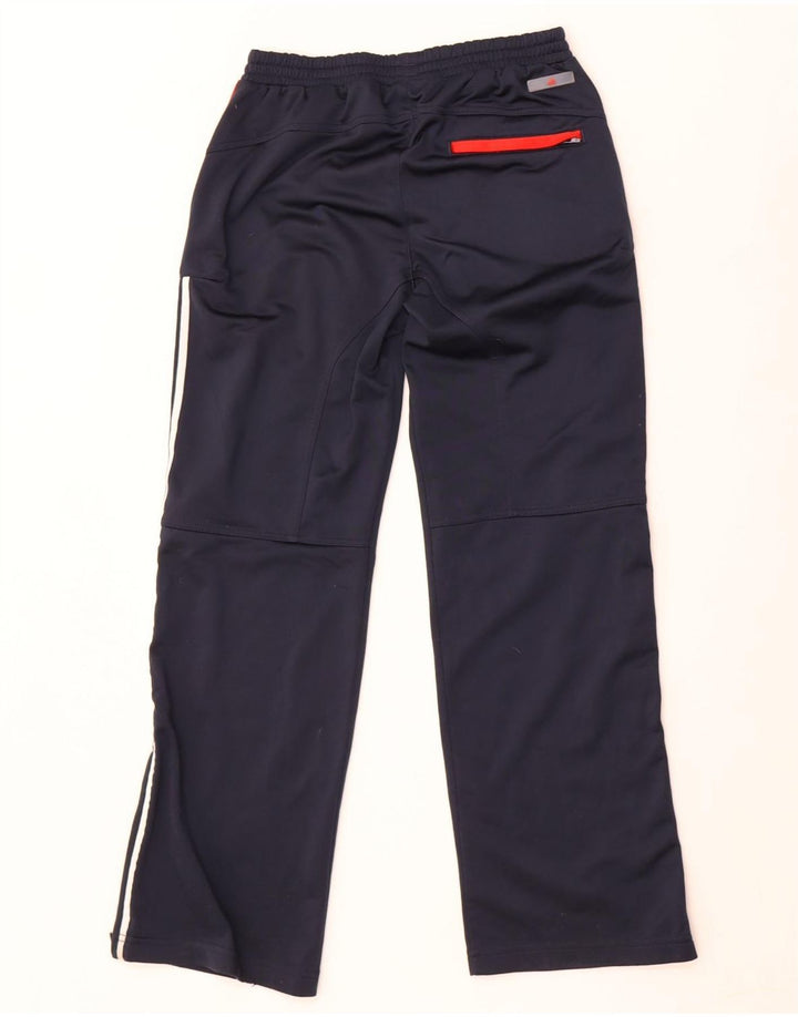 Adidas Trainingshose für Jungen, 11–12 Jahre, marineblaues Farbblock-Polyester