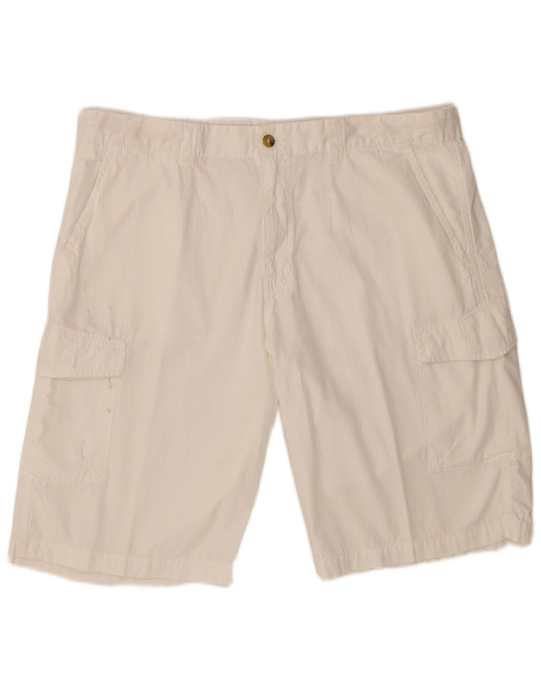 Slam Herren Cargo Shorts W38 XL Weiße Baumwolle