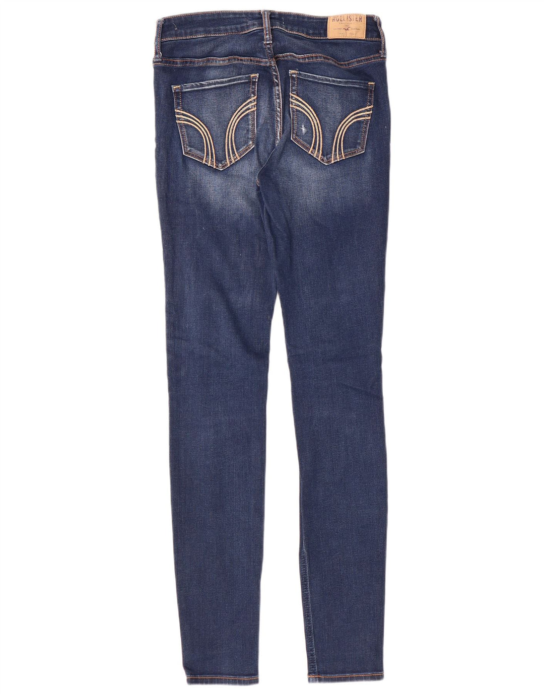 HOLLISTER Damen Distressed Skinny Jeans US 3 XS W26 L31 Blaue Baumwolle