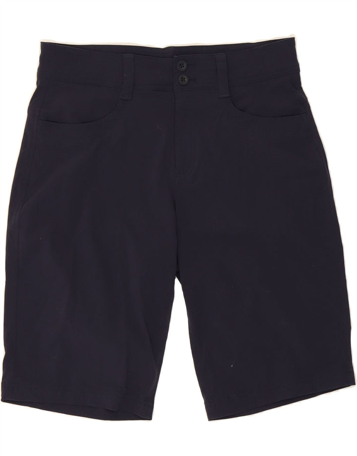 EDDIE BAUER Womens Casual Shorts US 6 Medium W32 Navy Blue Nylon Vintage Eddie Bauer and Second-Hand Eddie Bauer from Messina Hembry 