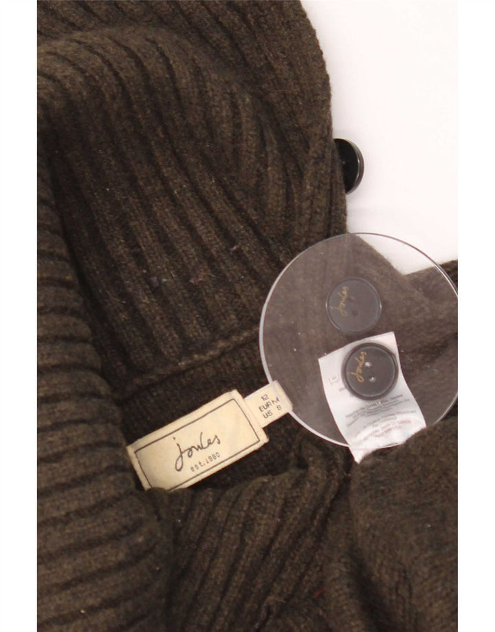Joules Womens Crop Rollkragenpullover Pullover UK 12 Medium Khaki Wolle