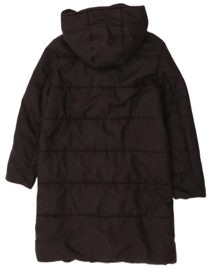Crew Clothing Damen Kapuzenmantel mit regulärer Passform, gepolstert, UK 14, Mittelschwarz