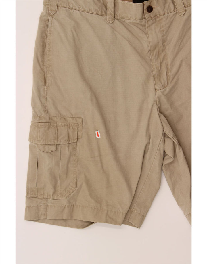 EDDIE BAUER Mens Cargo Shorts W40 XL  Beige Cotton Vintage Eddie Bauer and Second-Hand Eddie Bauer from Messina Hembry 