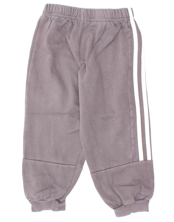 Adidas Jungen-Trainingshose, Jogginghose, 3–4 Jahre, graue Baumwolle